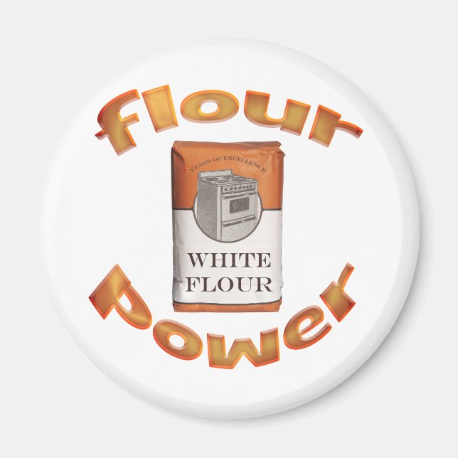 Flour Power Magnet (Front)