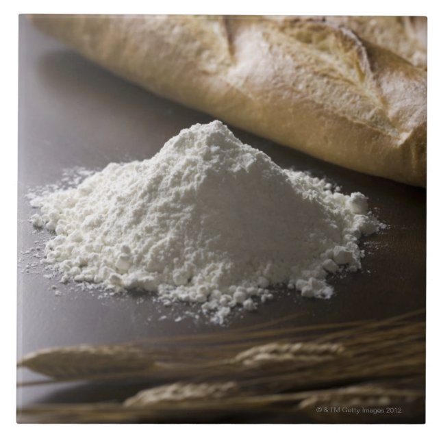 Flour, wheat and bread tile (Front)