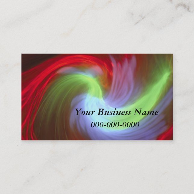Flourescent Fever Business Card (Front)