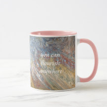 Flourish Anywhere Desert Bloom Quote Mug