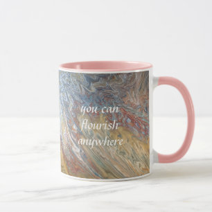 Flourish Anywhere Desert Bloom Quote Mug