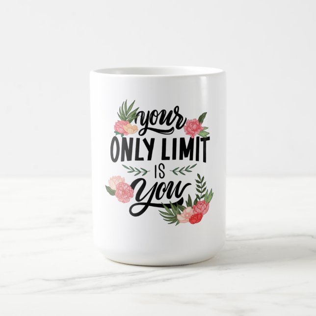 Flourish Beyond Limits White Mug  (Center)