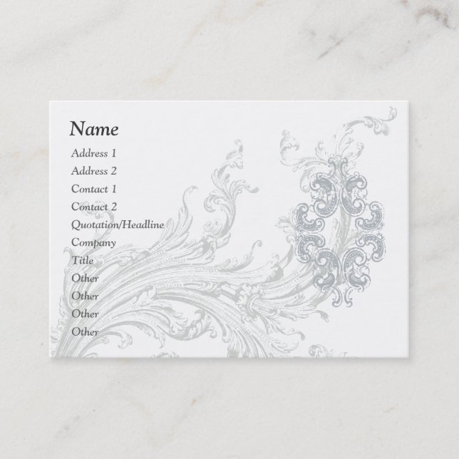 Flourish Business / Profile Card Template (Front)