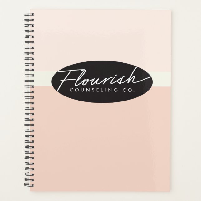 Flourish Counseling Co. Spiral Bound Planner (Front)