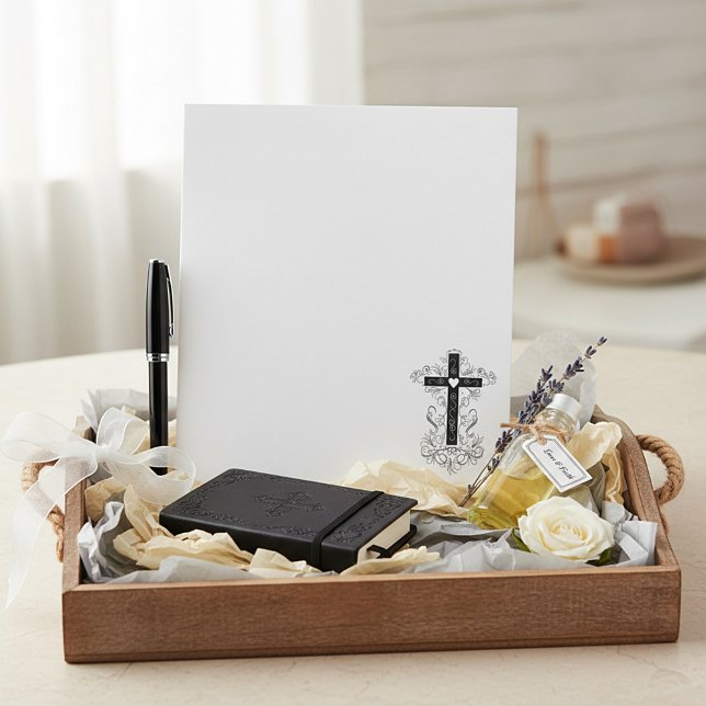 Flourish cross notepad (Creator Uploaded)
