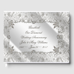 Flourish Diamond 60th Anniversary Guestbook
