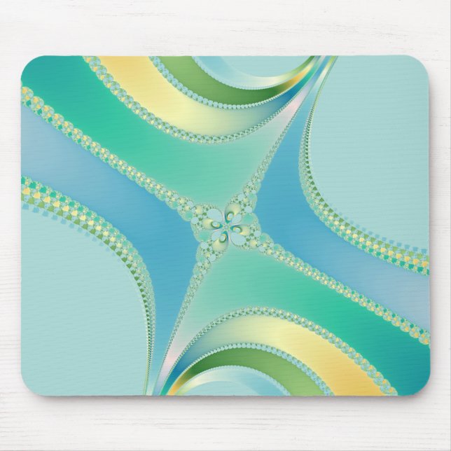 Flourish - Fractal Art Mouse Pad (Front)