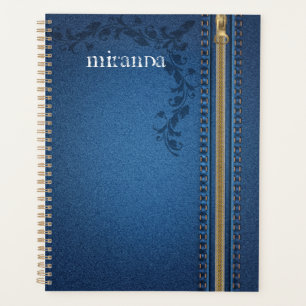 Flourish Painted Jeans Denim Planner
