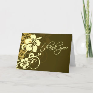 Flourish Thank You Card