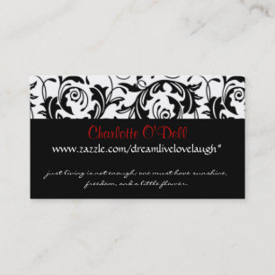 flourish; website marketing business card