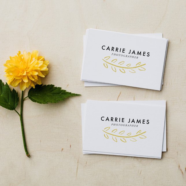 Flourished + Minimal Business Cards (Creator Uploaded)