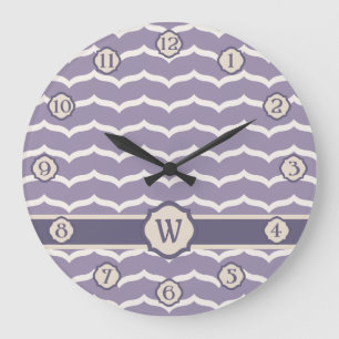 Flourished Zigzag Clock
