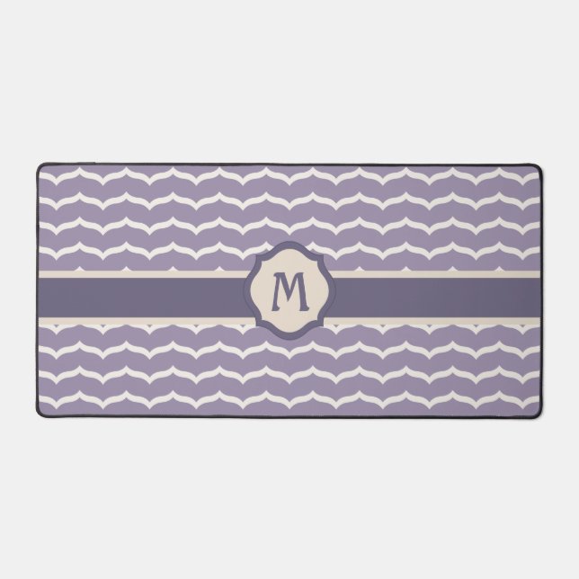 Flourished Zigzag Desk Mat (Front)