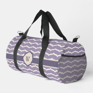 Flourished Zigzag Duffle Bag