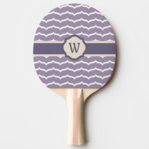 Flourished Zigzag Ping Pong Paddle