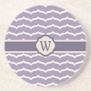 Flourished Zigzag Sandstone Coaster