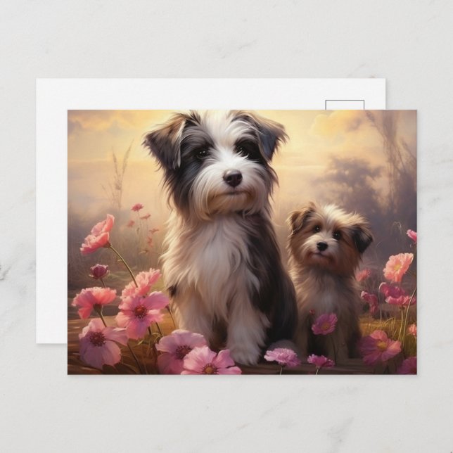Flourishing Dog Postcard (Front/Back)