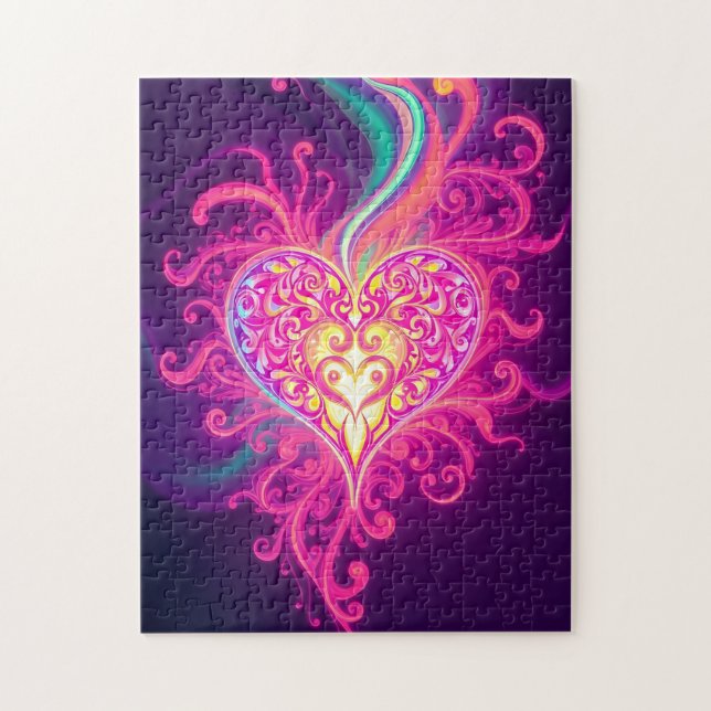 Flourishing Heart Jigsaw Puzzle (Vertical)