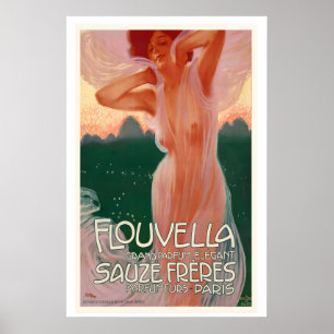 Flouvella Grand Perfume Elegant Sauze Freres Poster