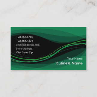Flow Business Card (night green)