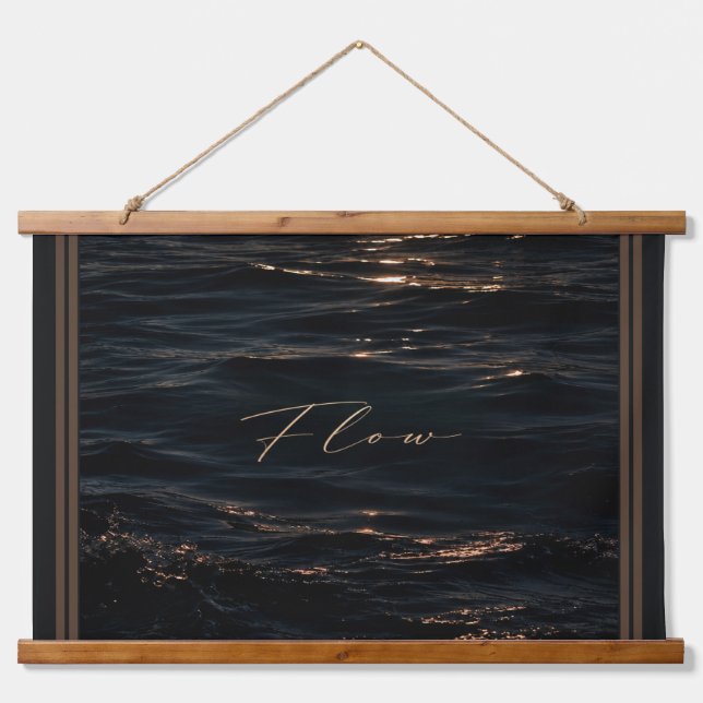 Flow - Deep Waters Hanging Tapestry (Front)