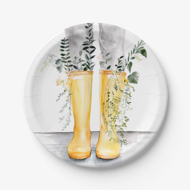 Flow & Grow I Paper Plate (Front)