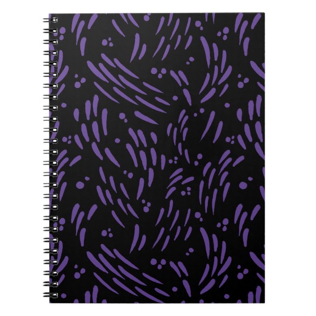Flow in Purple and Black Notebook (Front)