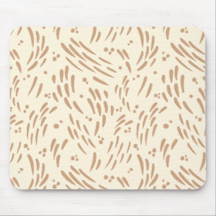 Flow in Tan and Cream Mouse Pad