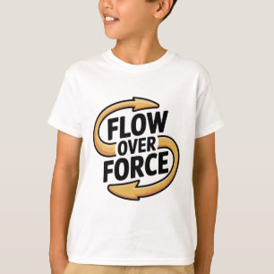Flow Over Force Yin Yang Yoga Lance Apparel T-Shirt