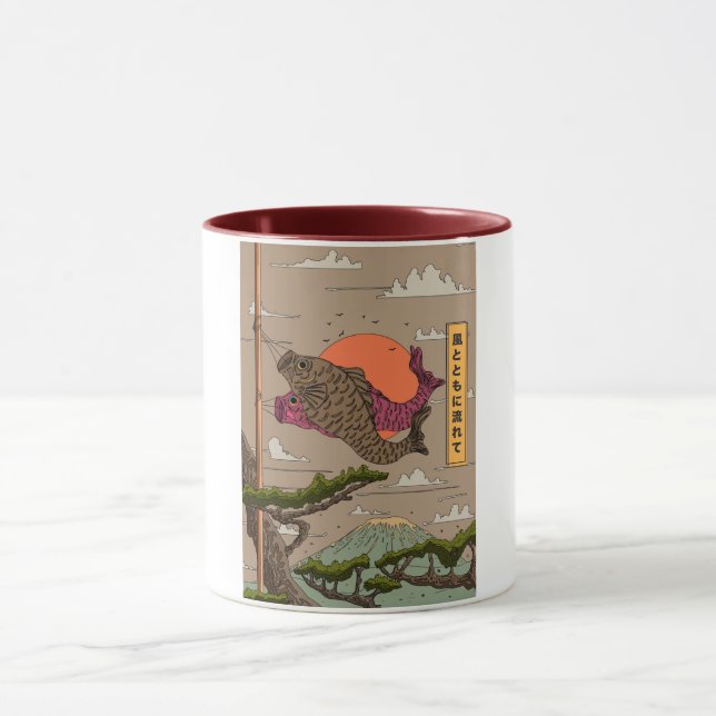 Flow with the Wind Koinobori Mug (Center)