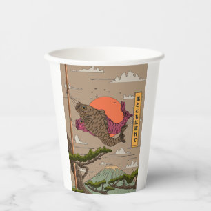 Flow with the Wind Koinobori Paper Cups