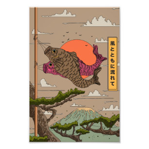 Flow with the Wind Koinobori Photo Print