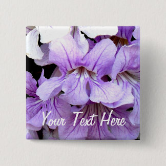 Flower #13 15 cm square badge