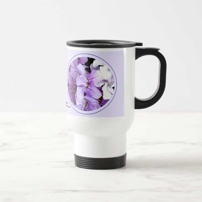 Flower #13 travel mug (Right)