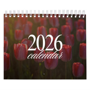 Flower 2026 calendar