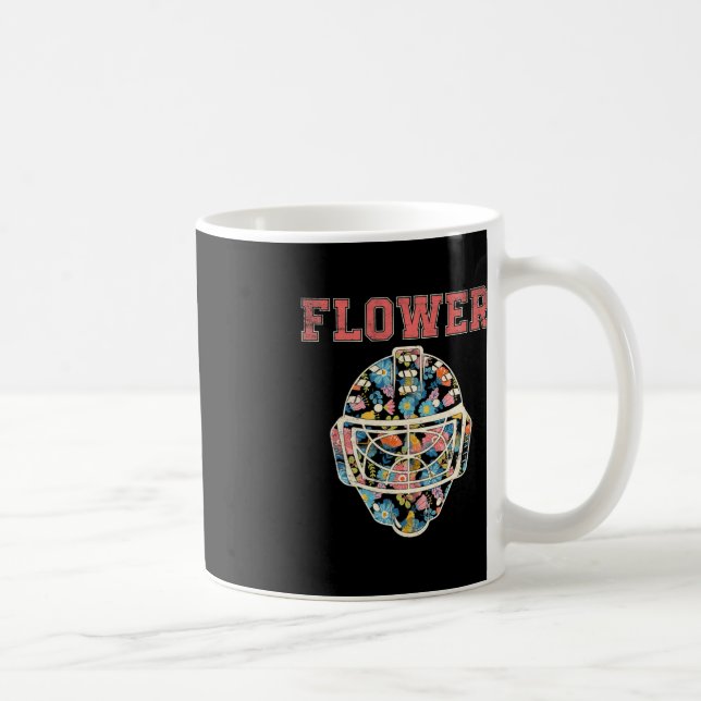 Flower 29 Wild Goalie Fleury Minnesota Pro Ice Hoc Coffee Mug (Right)