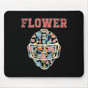 Flower 29 Wild Goalie Fleury Minnesota Pro Ice Hoc Mouse Pad