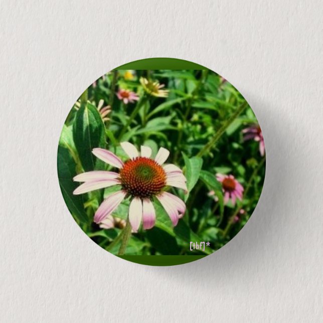 Flower 3 Cm Round Badge (Front)