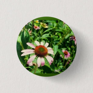 Flower 3 Cm Round Badge