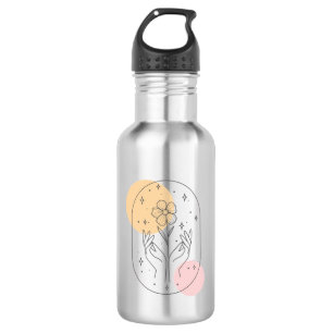 Flower 532 Ml Water Bottle