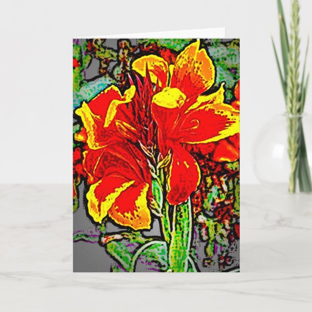 Flower 8 card (Front)