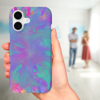 Flower Abstract Art Blue pink purple Floral Artsy