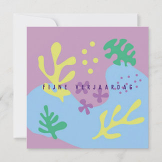 flower abstract card