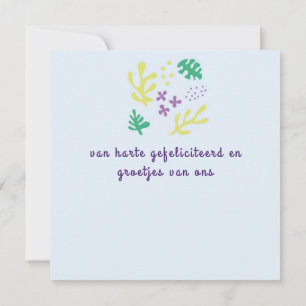 flower abstract card