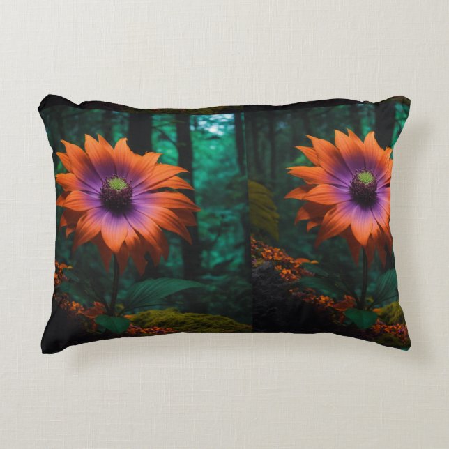 Flower Accent Pillow (Front)