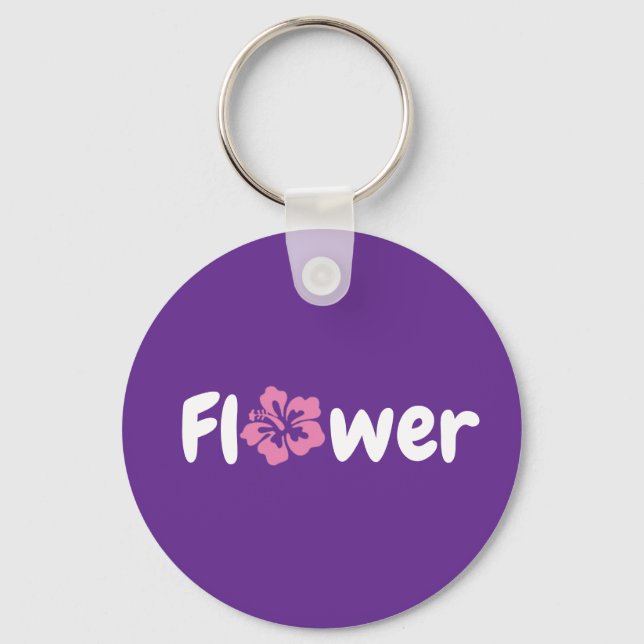 Flower Acrylic Keychain (Front)