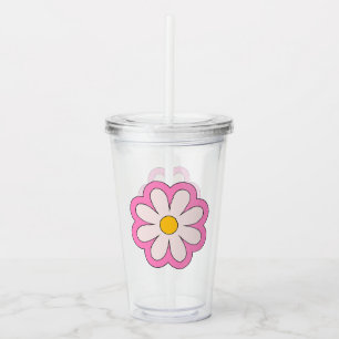 Flower Acrylic Tumbler