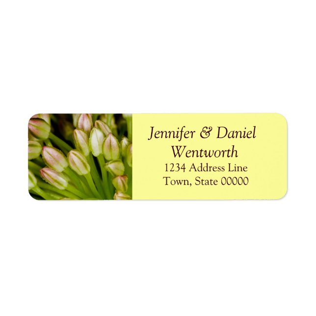 Flower Address Labels Tulips (Front)