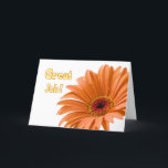 Flower Administrative Professionals Day Card<br><div class="desc">Happy Administrative professionals day greeting card with colourful orange flower photograph. Remind your staff how valued they are with this great morale builder.</div>