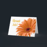 Flower Administrative Professionals Day Card<br><div class="desc">Happy Administrative professionals day greeting card with colourful orange flower photograph. Remind your staff how valued they are with this great morale builder.</div>